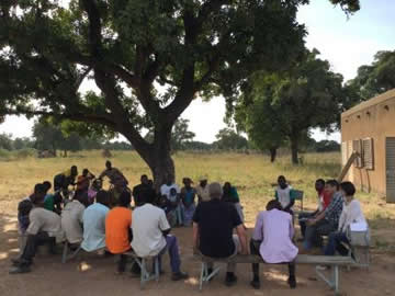 Meeting with farmers