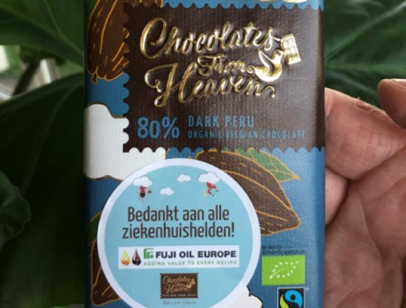 コロナと戦う医療従事者へのチョコレートの寄贈フジ オイル ヨーロッパ（ベルギー）